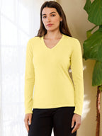 Long Sleeve V Neck