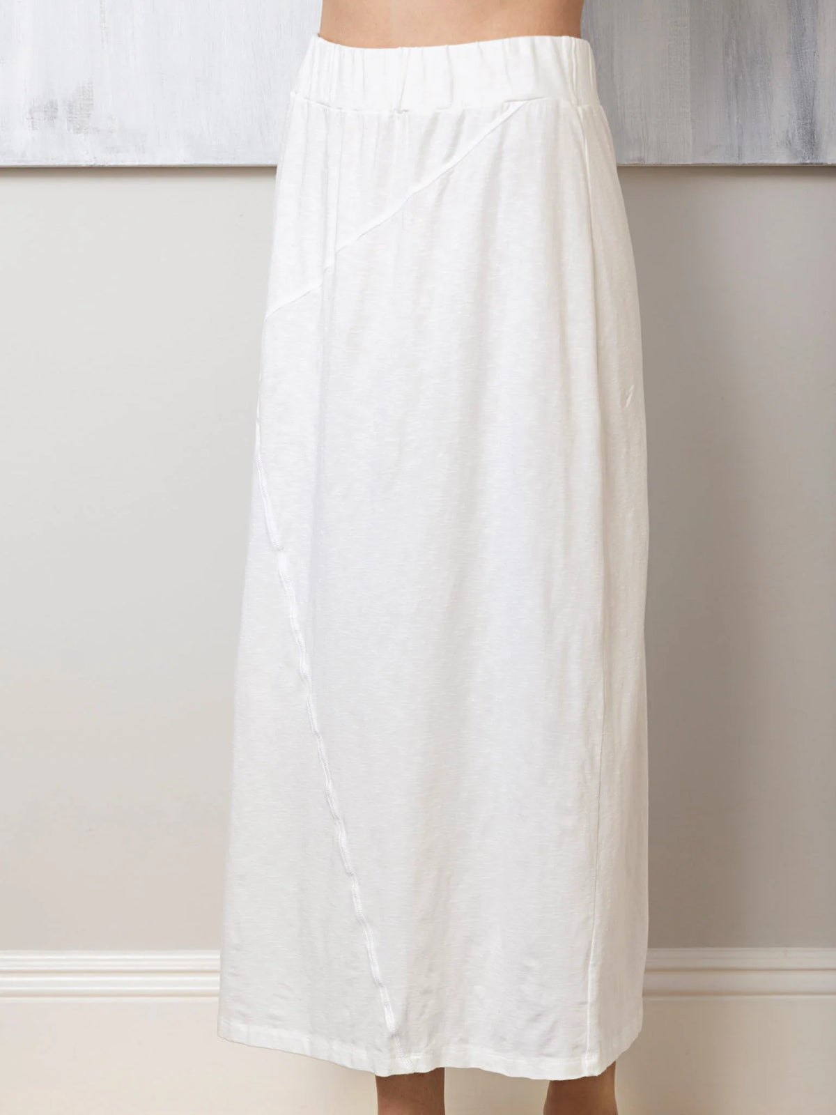 Seamed Ankle Skirt