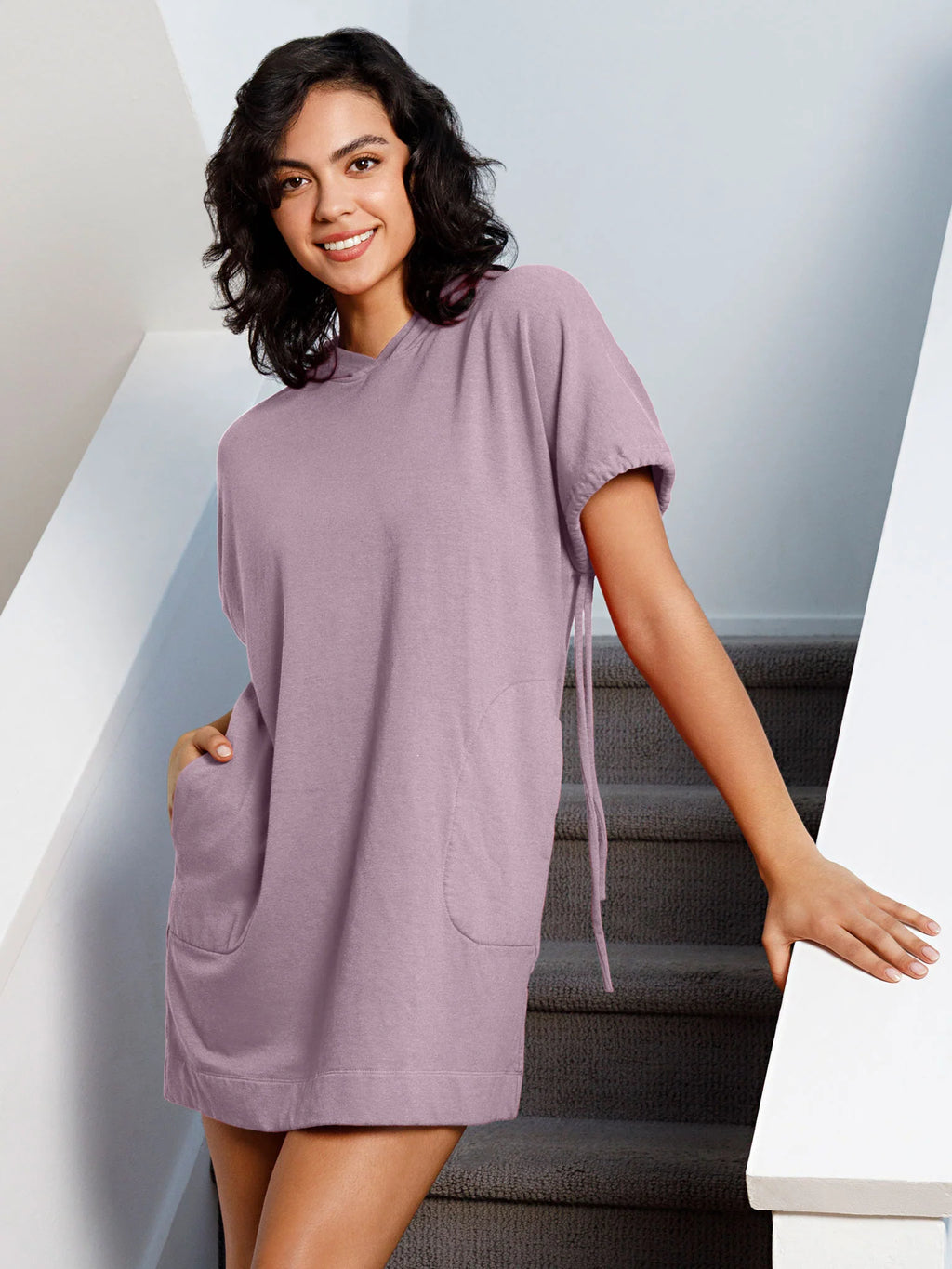 Fleece Hoodie Dress