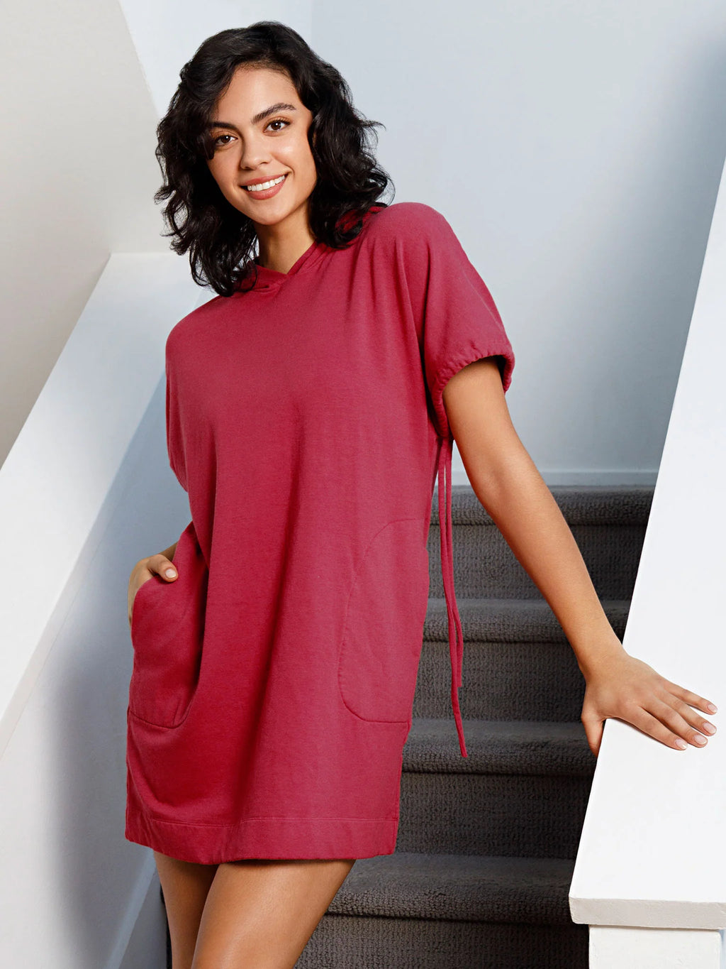 Fleece Hoodie Dress