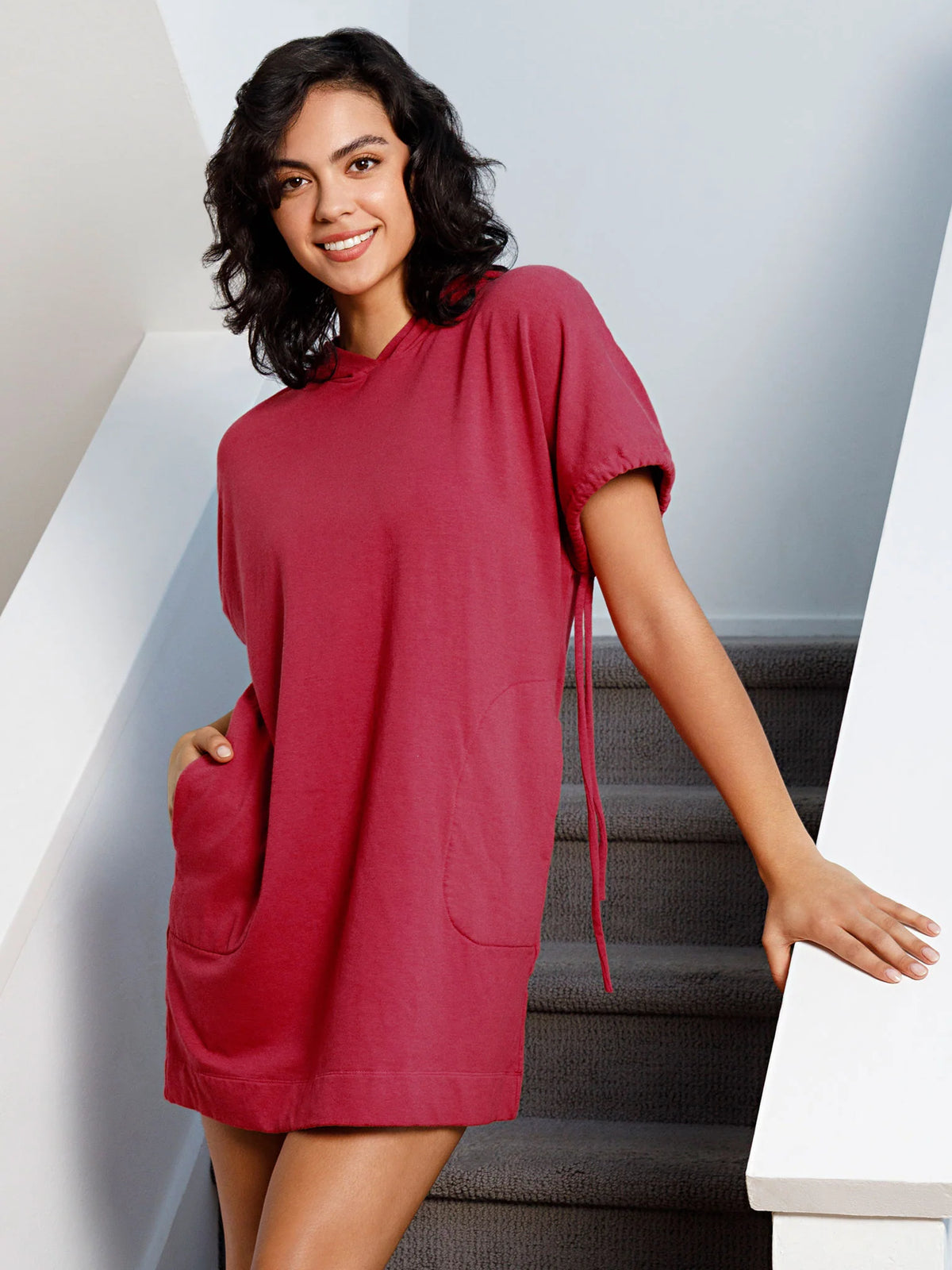 Fleece Hoodie Dress
