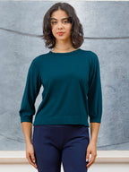 Pleat Cuff Top