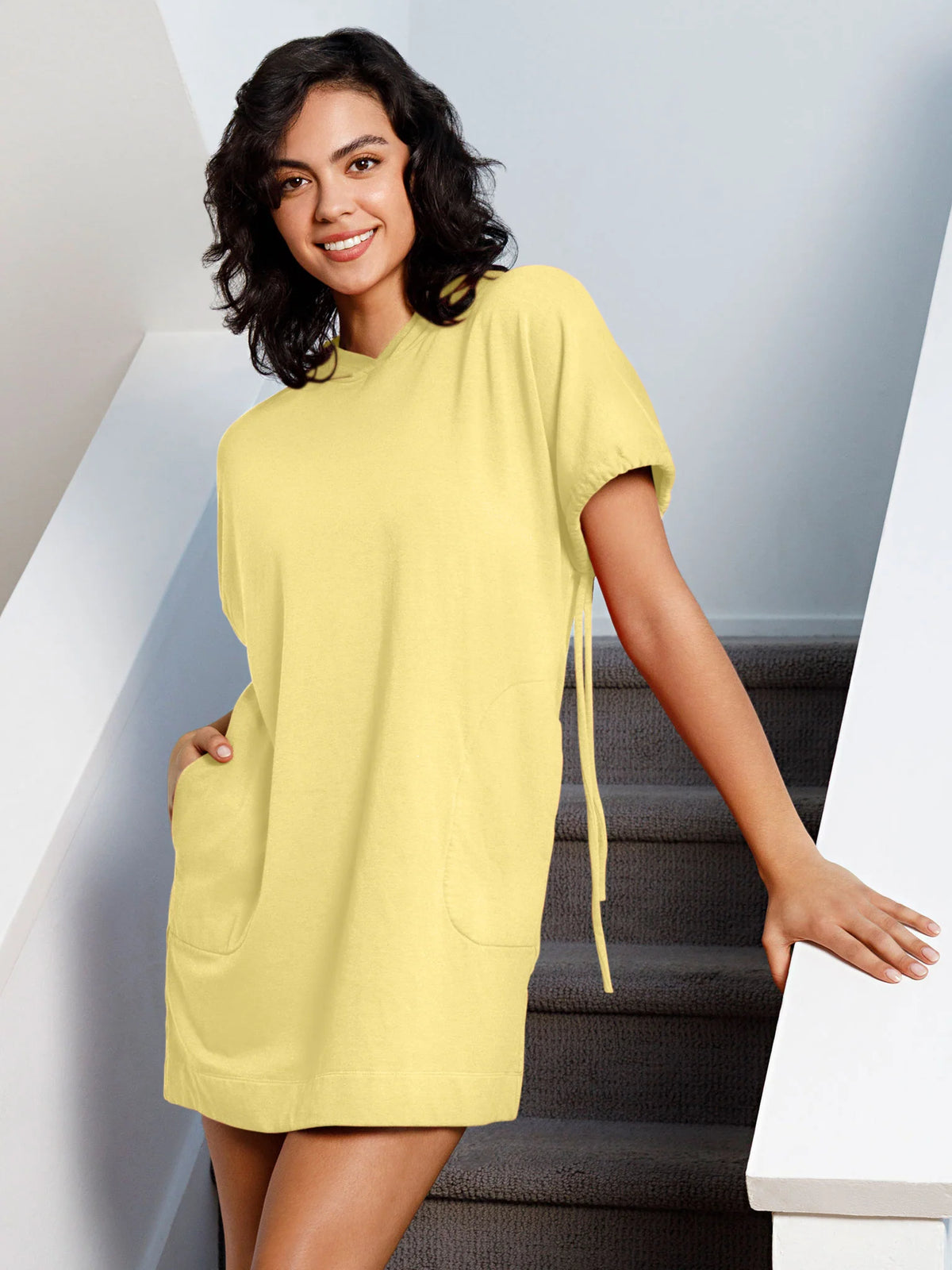 Fleece Hoodie Dress