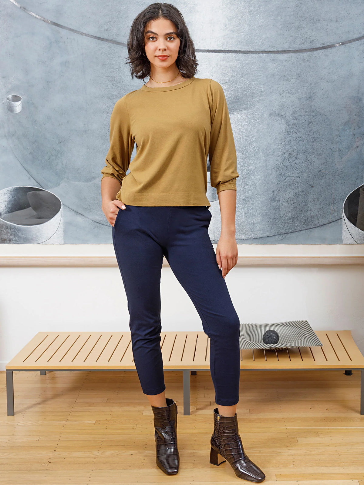 Pleat Cuff Top