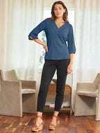 Scallop Sleeve Top
