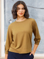 Pleat Cuff Top