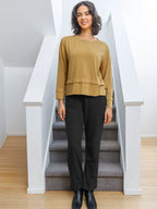 Cotton Slub Easy Pant