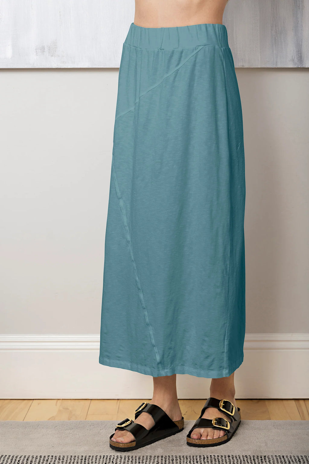 Seamed Ankle Skirt