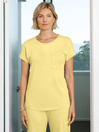 Pointelle Pocket Tee