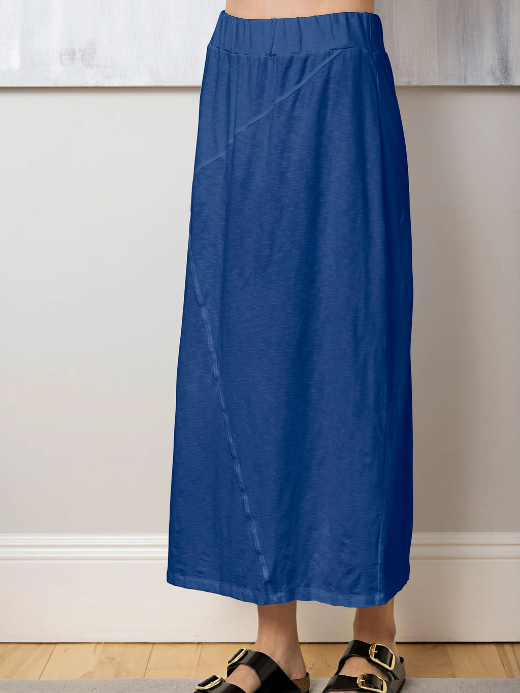 Seamed Ankle Skirt