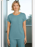 Pointelle Pocket Tee